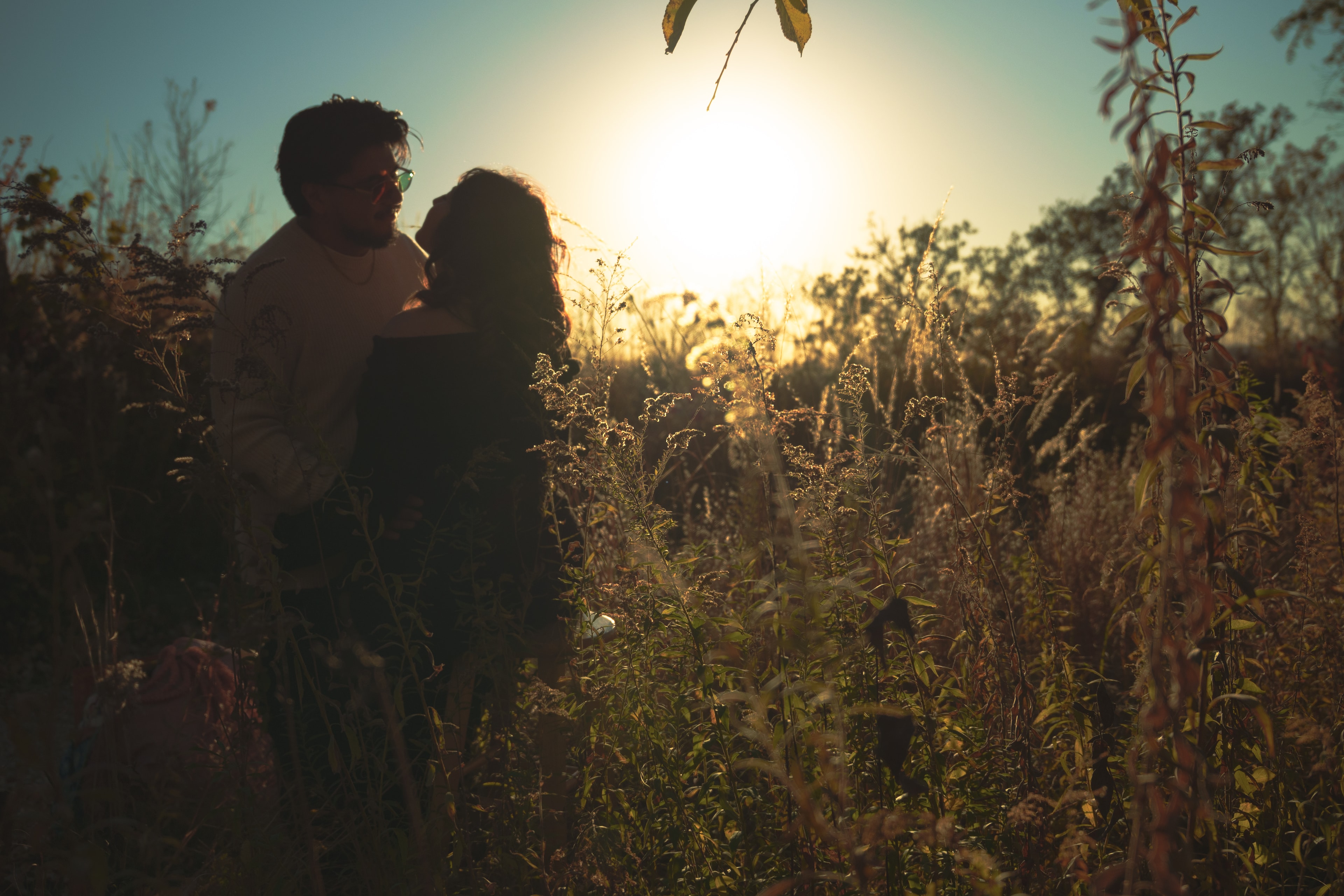 Moody couple portrait — Tethered Light Productions